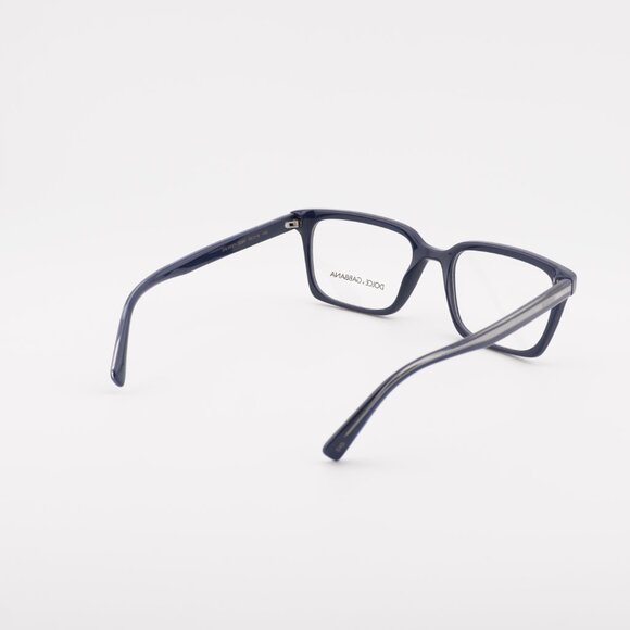 Dolce & Gabbana DG3337 3280 Eyeglasses Rectangle Blue 55mm Frame - Picture 4 of 9
